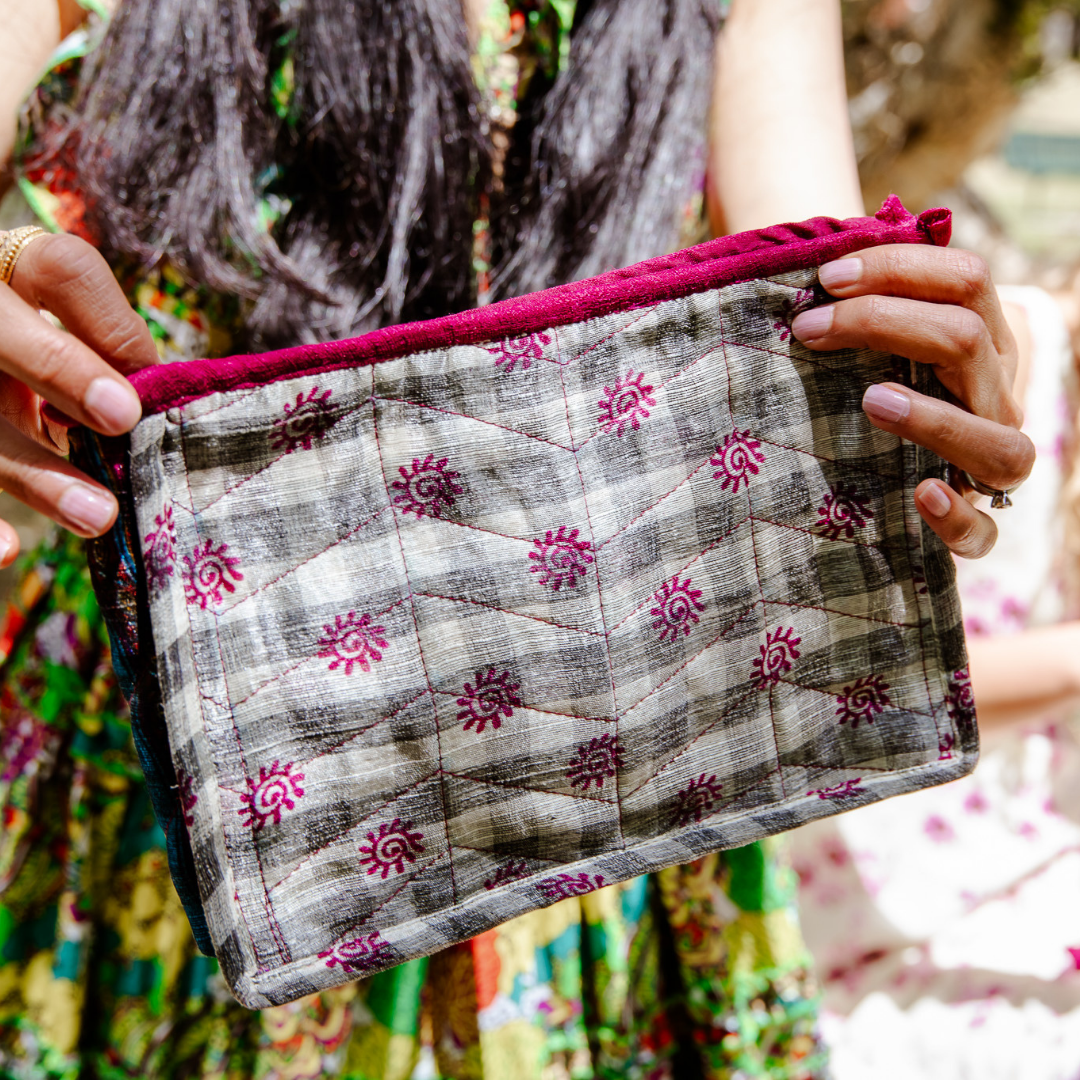 Travel Pouches with Eye Mask & Scrunchie