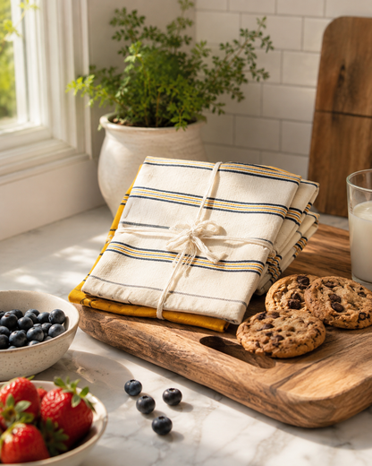 Gold & Star Tea Towels