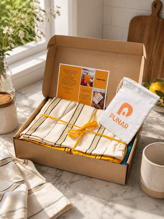 Gold & Star Tea Towels