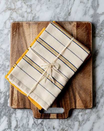 Gold & Star Cotton Tea Towels